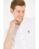 U.S. POLO ERKEK SİLİMFİT SPOR PAMUKLU GÖMLEK G081SZ004.000.1672341 CEDCOLOR