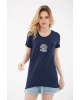 Pulpayetli T-shirt Lacivert / Navy