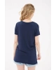 Pulpayetli T-shirt Lacivert / Navy