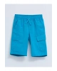 Beli Lastikli Basic Gabardin Erkek Çocuk Kargo Şort