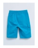 Beli Lastikli Basic Gabardin Erkek Çocuk Kargo Şort