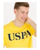 Bisiklet Yaka Koyu Sarı Erkek T-shirt Geartıy023
