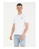 U.S. Polo Assn. Polo Yaka Beyaz Erkek T-Shirt TP08IY023