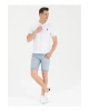U.S. Polo Assn. Polo Yaka Beyaz Erkek T-Shirt TP08IY023