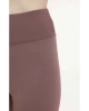W-1254 Pell Leggıngs Kadın Tayt Mor