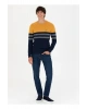 U.S. Polo Assn. Normal Bel Normal Paça Straight Mavi Erkek Denim Pantolon VIVIEN-U
