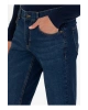 U.S. Polo Assn. Normal Bel Normal Paça Straight Mavi Erkek Denim Pantolon VIVIEN-U