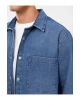 Regular Fit Uzun Kollu Erkek Jean Gömlek