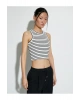 Crop Atlet Halter Yaka Fitilli