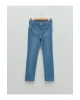 Slim Fit Kız Çocuk Jean Pantolon