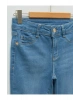 Slim Fit Kız Çocuk Jean Pantolon