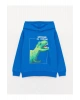 Baskılı Uzun Kollu Erkek Çocuk Hoodie ve Eşofman Altı