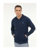 M-sn72 Basıc Full Zıp Hoo Fermuarlı Erkek Kapüşonlu Sweatshirt