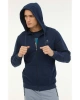 M-sn72 Basıc Full Zıp Hoo Fermuarlı Erkek Kapüşonlu Sweatshirt