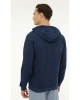 M-sn72 Basıc Full Zıp Hoo Fermuarlı Erkek Kapüşonlu Sweatshirt
