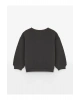 Lcw Baby Haki Bisiklet Yaka Uzun Kollu Baskılı Kız Bebek Sweatshirt