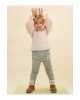 Beli Lastikli Basic Kız Bebek Pantolon