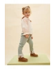 Beli Lastikli Basic Kız Bebek Pantolon