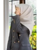 Kadın Twill Ipek Eşarp Exclusive Ekru-1