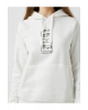 Kedi Baskılı Kapüşonlu Sweatshirt Uzun Kollu Içi Polarlı