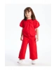 Basic Geniş Paça Gabardin Kız Bebek Pantolon