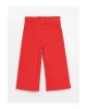 Basic Geniş Paça Gabardin Kız Bebek Pantolon