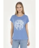 1832036 GOST US Polo Assn Kadın T-shirt KOYU MAVİ
