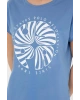 1832036 GOST US Polo Assn Kadın T-shirt KOYU MAVİ