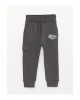 Bisiklet Yaka Uzun Kollu Baskılı Erkek Bebek Sweatshirt ve Pantolon 2li Takım