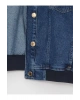 Gömlek Yaka Düz Uzun Kollu Oversize Kadın Jean Ceket
