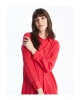 Düz Uzun Kollu Oversize Kadın Gömlek Tunik