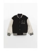 Nakışlı Kız Çocuk Bomber Mont
