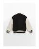Nakışlı Kız Çocuk Bomber Mont