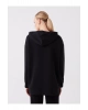Baskılı Uzun Kollu Oversize Kadın Hoodie