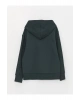 Kapüşonlu Baskılı Uzun Kollu Erkek Çocuk Sweatshirt ve Eşofman Altı