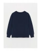 LCW Kids Rahat Kalıp Bisiklet Yaka Baskılı Erkek Çocuk Sweatshirt