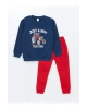 Lw - Bisiklet Yaka Uzun Kollu Erkek Bebek Sweatshirt Ve Eşofman Alt 2li Takım