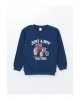 Lw - Bisiklet Yaka Uzun Kollu Erkek Bebek Sweatshirt Ve Eşofman Alt 2li Takım