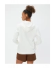 Kapüşonlu Sweatshirt Kanguru Cepli Kedi Nakışlı