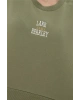 Nakışlı Crop Sweat Haki