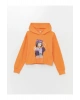 LCW Kids Kapüşonlu Kız Çocuk Sweatshirt