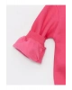 Bisiklet Yaka Uzun Kollu Baskılı Kız Bebek Sweatshirt ve Eşofman Alt 2li Takım