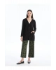 V Yaka Düz Uzun Kollu Kadın Hırka (S4)