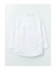LCW Modest Kendinden Desenli Uzun Kollu Oversize Kadın Gömlek Tunik