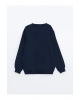Lcwk Bisiklet Yaka Erkek Çocuk Kalın Sweatshirt