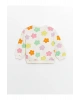 LCW baby Bisiklet Yaka Uzun Kollu Baskılı Kız Bebek Sweatshirt ve Tayt 2li Takım