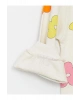LCW baby Bisiklet Yaka Uzun Kollu Baskılı Kız Bebek Sweatshirt ve Tayt 2li Takım