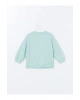 Lw - Bisiklet Yaka Baskılı Kız Bebek Sweatshirt
