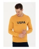 U.S. Polo Assn. Bisiklet Yaka Slim Fit Hardal Erkek Kazak OSVAL