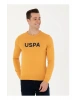 U.S. Polo Assn. Bisiklet Yaka Slim Fit Hardal Erkek Kazak OSVAL